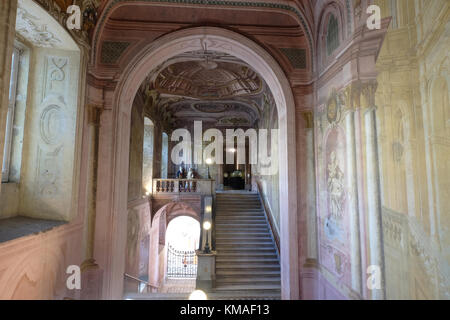 Der Königspalast von Portici (Reggia di Portici oder Palazzo reale di Portici)Portici, Neapel Italien Stockfoto