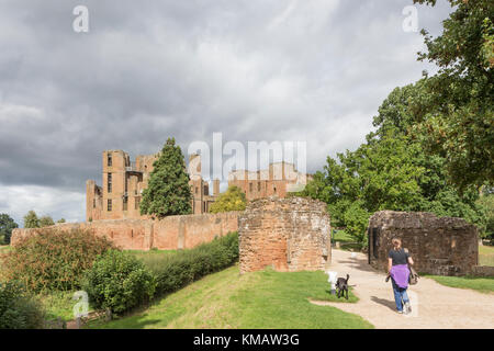 Kenilworth Castle, Kenilworth, Warwickshire, England, Vereinigtes Königreich Stockfoto