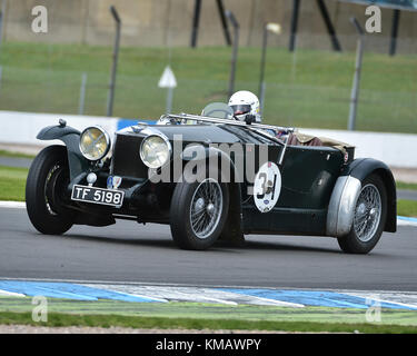 Trevor Swete, invicta s Typ, Mad Jack, Sportwagen, donington historische Festival, April, 2017, Rennsport, Motorsport, Motorsport, nostalgi Stockfoto