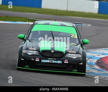 Jason Hughes, mg btcc, hscc, Super Touring Car Challenge 1970-2000 Tourenwagen, donington historische Festival, April, 2017, Rennsport, Motorsport, Stockfoto