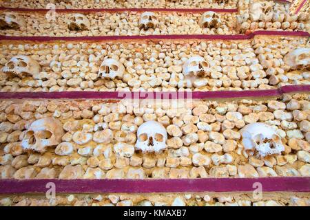 Capela dos Ossos, Faro, Algarve, Algarve, Portugal, Europa Stockfoto