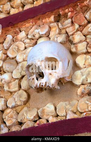 Capela dos Ossos, Faro, Algarve, Algarve, Portugal, Europa Stockfoto