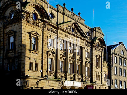 Fassade des Theatre Royal in Halifax, West Yorkshire, England, Großbritannien Stockfoto