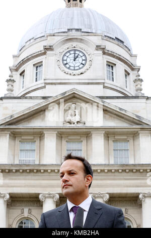 Datei Bilder von Leo Varadkar, Irelands neuen Premierminister (Taoiseach). Stockfoto