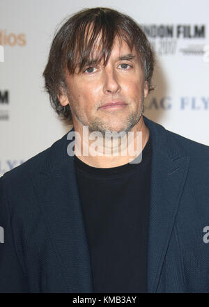 08 Okt, 2017 - Richard Linklater Teilnahme an 'Letzte Flagge "Internationale Premiere, Odeon Leicester Square in London, England, Großbritannien Stockfoto