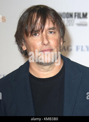 08 Okt, 2017 - Richard Linklater Teilnahme an 'Letzte Flagge "Internationale Premiere, Odeon Leicester Square in London, England, Großbritannien Stockfoto