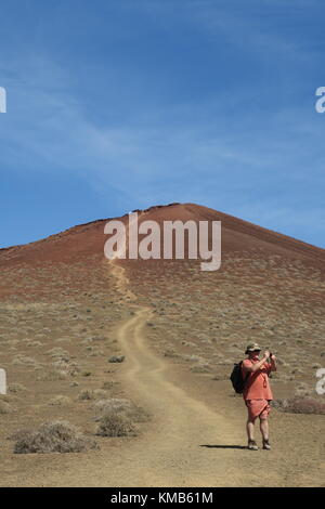 Mount Bermeja, La Graciosa, Kanarische Inseln Stockfoto