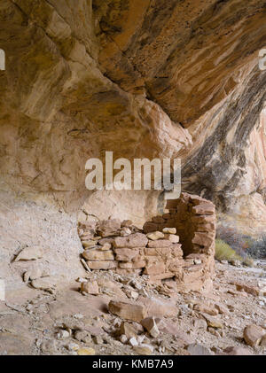 Foto vom Eagles Nest Ruine, an Kamm ridge, San Juan County, in der Nähe von Bluff, Utah, USA. Stockfoto