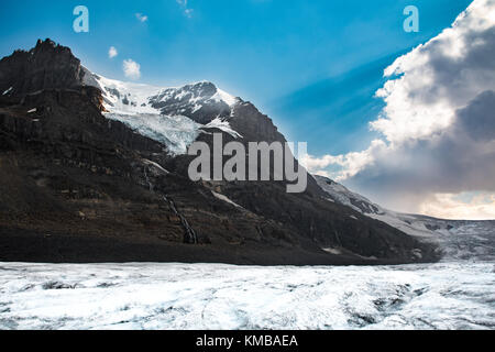 Landschaft der Columbia Icefield in Jasper National Park, Alberta, Kanada. Stockfoto