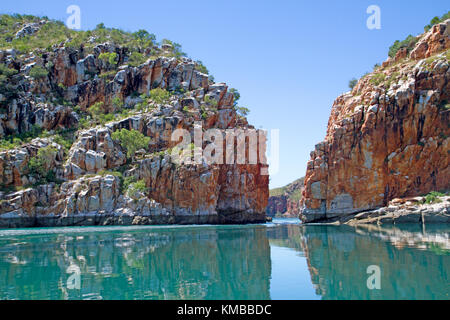 Die horizontalen Wasserfälle auf der Kimberley Küste
