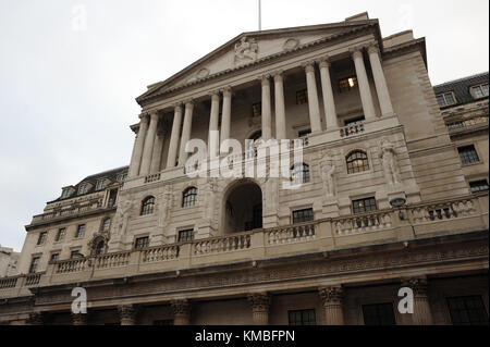 Die Bank von England auf threadneedle Street in London, England Stockfoto