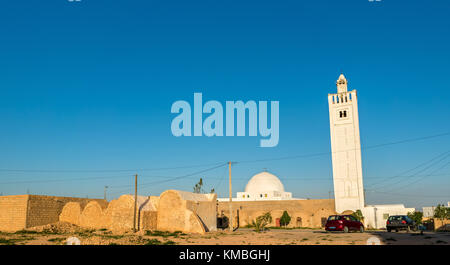 Moschee in Ksar Ouled Simone in Tunesien Stockfoto