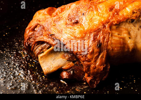 Gegrilltes Lamm Fleisch Close Up vorbereitet Stockfoto