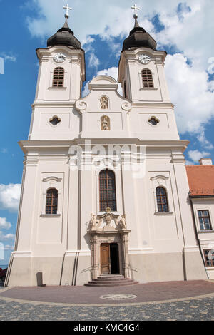 Tihany Abbey in der Nähe von Plattensee, Ungarn Stockfoto