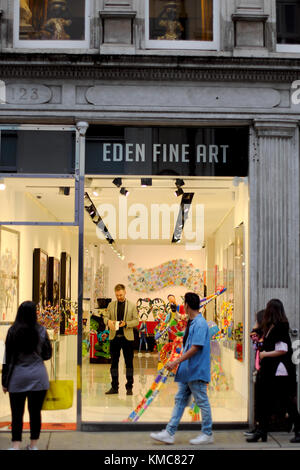 Eden Fine Art in New Bond Street, London, England, Großbritannien Stockfoto