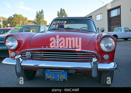 Willits, Ca, USA - 15. August: old style Auto in willits am 15. August 2013. willits ist ein Herz von Mendocino County, Kalifornien, USA Stockfoto