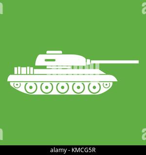 Tank Symbol grün Stock Vektor