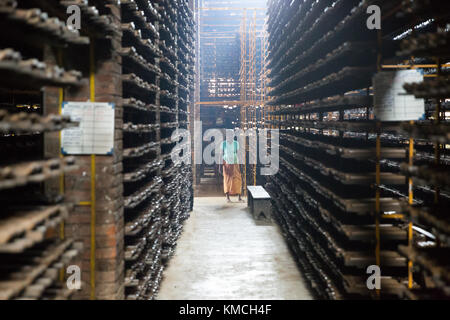 Tile factory Semuthu, Negombo Stockfoto