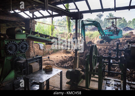 Tile factory Semuthu, Negombo Stockfoto