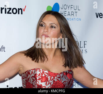 New York, NY - 10. Mai 2016: Mariska Hargitay besucht die Freude des Herzens Stiftung würdigt Vizepräsident Joe Biden auf freudige Revolution Gala am Lincoln Center Stockfoto