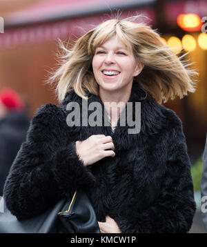 London, Großbritannien. Dezember 2017. Kate Garraway verlässt die Global Radio Studios in London. Quelle: Vickie Flores/Alamy Live News Stockfoto