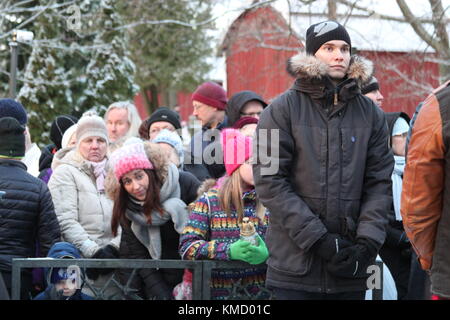 Vantaa, Finnland. 6 Dez, 2017. Tag der Unabhängigkeit Ehrenwache für WWII finnische Lote mit gewöhnlichen Menschen der selben Alter wie die Verstorbene gefallen. Credit: Heini Kettunen/Alamy leben Nachrichten Stockfoto