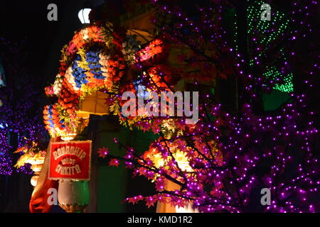 Kolkata, Indien, 6. Dezember 2017. Ein bengali Ehe Anlass im Winter abends Kolkata. Credit: rupa Ghosh/alamy Leben Nachrichten. Stockfoto