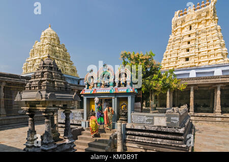 Ekambareshwara Tempel Kanchipuram Tamil Nadu Indien Stockfoto