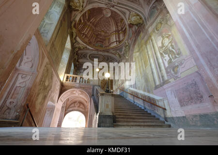 Der Königspalast von Portici (Reggia di Portici oder Palazzo reale di Portici)Portici, Neapel Italien Stockfoto