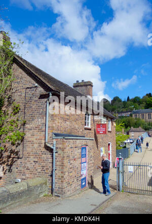 Das Iron Bridge Tollhouse Museum, Ironbridge Gorge, Shropshire, England, Großbritannien Stockfoto