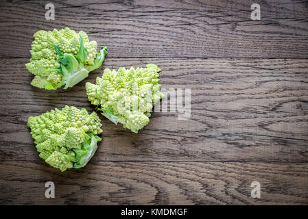 Frische romanesco Brokkoli Stockfoto