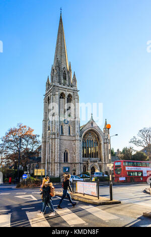 St James's C von E evangelische Kirche, Muswell Hill, London, UK Stockfoto