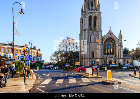 St James's C von E evangelische Kirche, Muswell Hill, London, UK Stockfoto