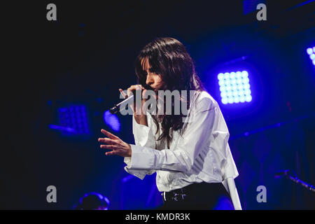 Sängerin Camila Cabello an iHeartRadio Jingle Ball 2017. Stockfoto