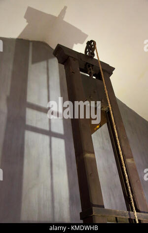 Guillotine in Hao lo Gefängnis manchmal genannt das Hanoi Hilton Hanoi Vietnam Stockfoto