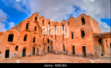 Ksar Ouled Soltane in der Nähe von Tataouine, Tunesien Stockfoto