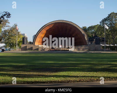 Der Hatch Shell in Boston. Stockfoto