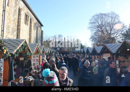 Winchester Weihnachtsmarkt 2017 Stockfoto