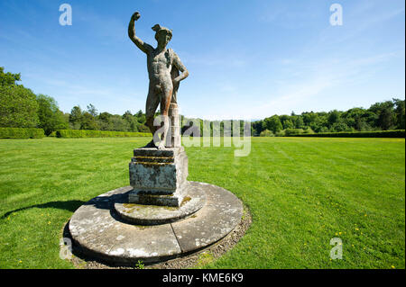 Mellerstain House & Gardens in der Nähe von Kelso, Scottish Borders ist der Wohnsitz der Familie des Grafen und der Gräfin von haddington. Stockfoto