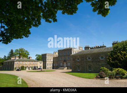 Mellerstain House & Gardens in der Nähe von Kelso, Scottish Borders ist der Wohnsitz der Familie des Grafen und der Gräfin von haddington. Stockfoto