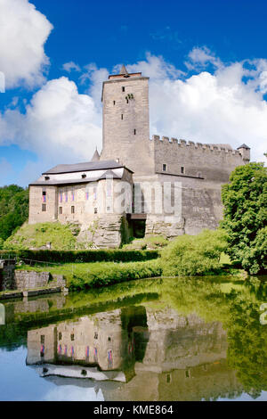 Goticky Hrad Kost eine chranena krajinna oblast, Cesky Raj, Ceska Republika/gotischen Burg Kost in der Nähe von Sobotka, Böhmisches Paradies, Tschechien Stockfoto