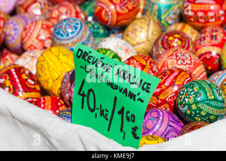 Velikonocni trh, Staromestske namesti, Stare Mesto (UNESCO), Praha, Ceska republika / ostermarkt, Altstädter Ring, Prag, Tschechische republik Stockfoto