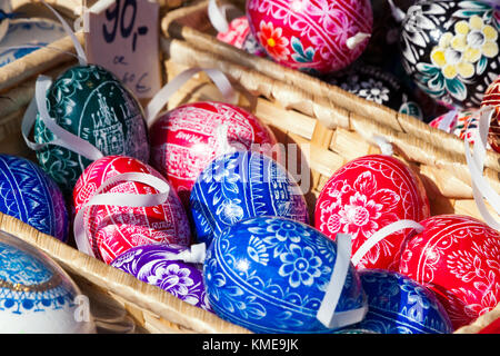 Velikonocni trh, Staromestske namesti, Stare Mesto (UNESCO), Praha, Ceska republika / ostermarkt, Altstädter Ring, Prag, Tschechische republik Stockfoto