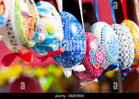 Velikonocni trh, Staromestske namesti, Stare Mesto (UNESCO), Praha, Ceska republika / ostermarkt, Altstädter Ring, Prag, Tschechische republik Stockfoto