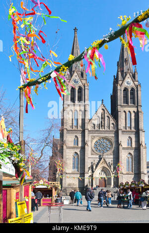 Velikonocni trh, Náměstí Míru, Praha, Ceska republika / ostermarkt, Liberty Square, Prag, Tschechische republik Stockfoto