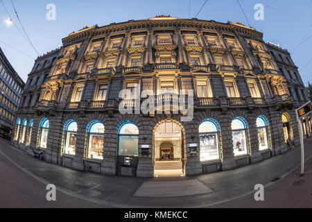 Paradeplatz, Credit Suisse, Schweiz, Zürich, Stockfoto