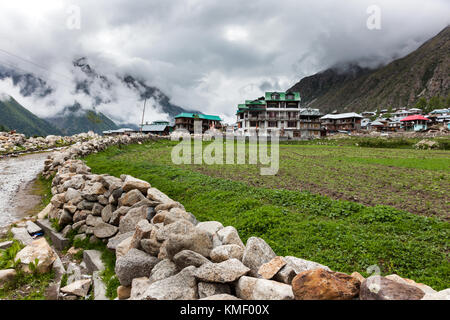 Chitkul Dorf, Himachal Pradesh, Indien Stockfoto