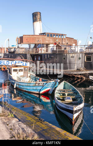 PSS Wingfield Schloss an der Nationalen Museum der königlichen Marine, Hartlepool, Großbritannien Stockfoto