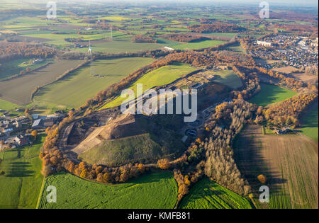 Deponie Eyller Berg, Eyller-Berg Abfallbeseitigungsgesellschaft mbH, giftigen Deponien, Kies, EBA Stockfoto