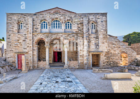 Das Kloster Panagia Ekatontapiliani in Parikia auf der Insel Paros, Griechenland